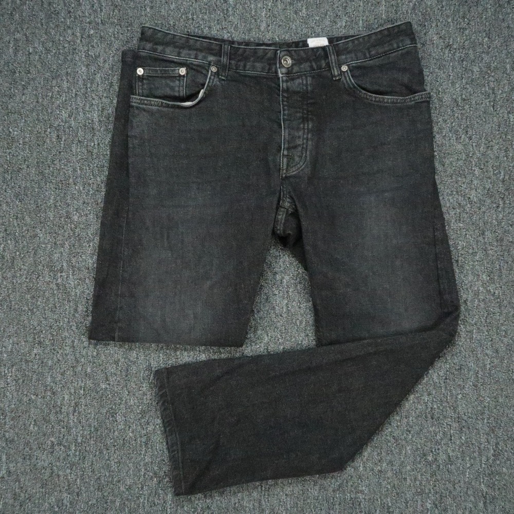 Suitsupply Jeans Mens 32x27 Black Selvedge Italian Candiani Denim 5 Pocket